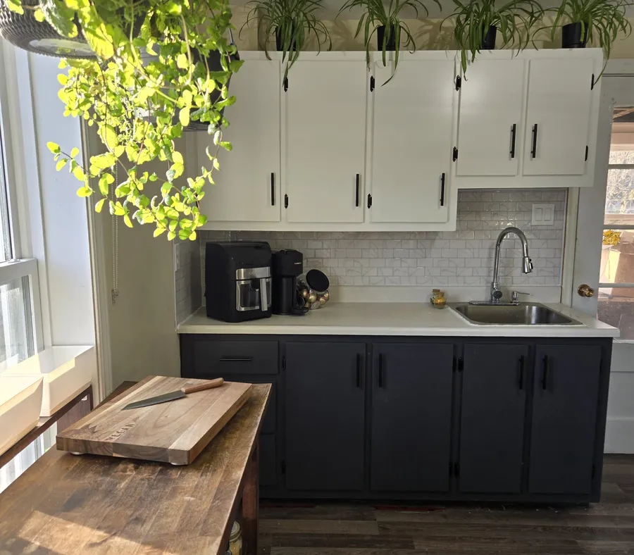 Photo montrant une cuisine rénovée par Elegance Cabinet